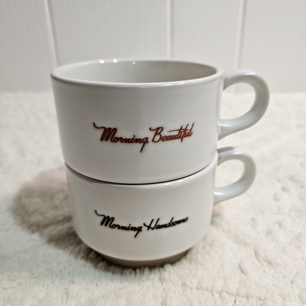 Morning Beautiful and Handsome Mug Set